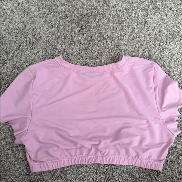 Aerie Light Pink Crop Top - Picture 3 of 6